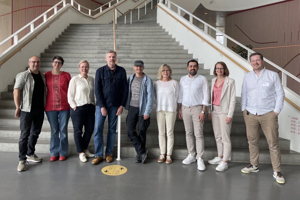 7th of June, 2024. SDU, Kolding, Denmark. The photo includes members of the ICOP-L2 executive committee with the exception of Steven Thorne, with the addition of Christopher Leyland who will be organizing the next ICOP-L2 in Newcastle University.